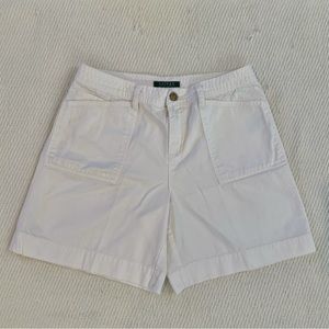 Ralph Lauren | White Denim Shorts